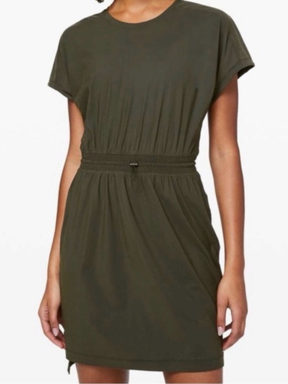 Lululemon Throw It On Dress Dark Olive - Size 4